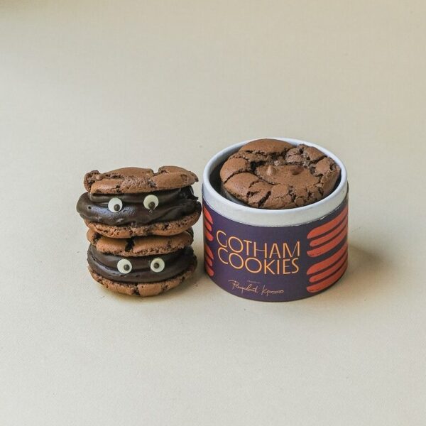 Halloween Gotham cookies