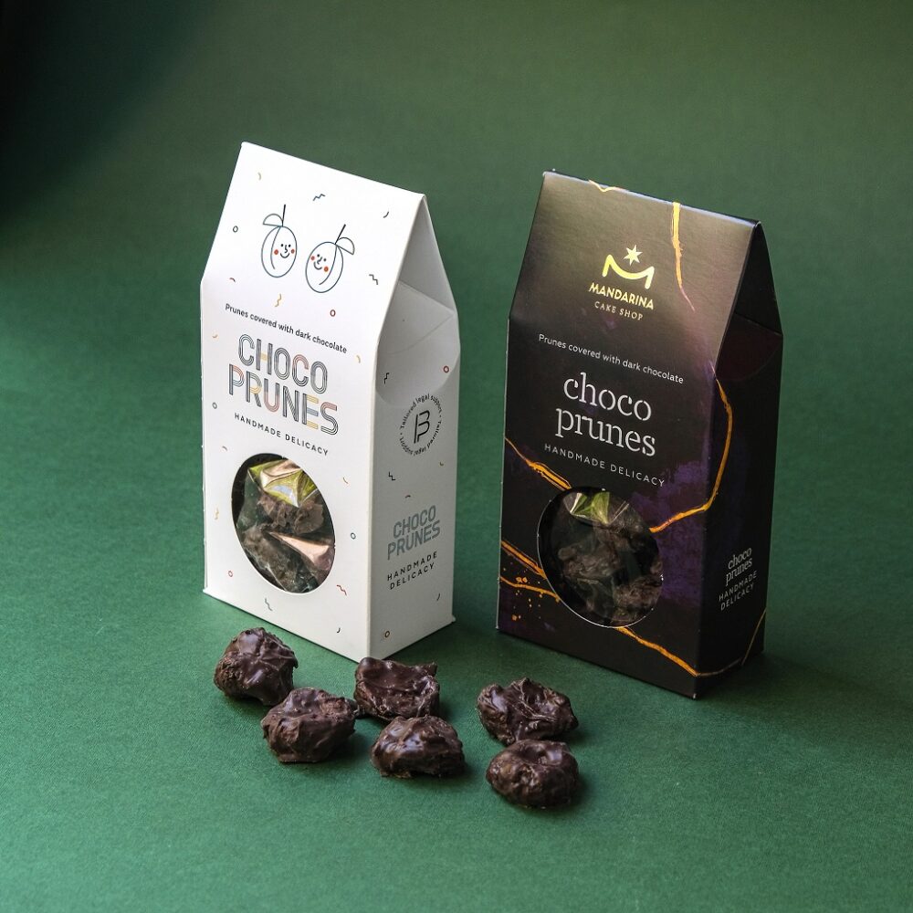 Choco prunes gift box